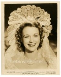 7j707 GLORIA POPE 8x10 still '45 pretty smiling portrait in bridal gown from It's In The Bag!