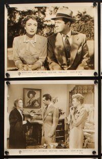 7j087 GOODBYE MY FANCY 8 8x10 stills '51 Joan Crawford, Robert Young, Frank Lovejoy, Eve Arden!