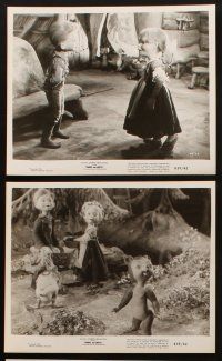 7j089 HANSEL & GRETEL 8 8x10 stills R59 classic fantasy tale acted out by cool Kinemin puppets!