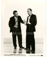 7j728 HARDER THEY FALL 8x10 still '56 full-length close up of Humphrey Bogart with Rod Steiger!