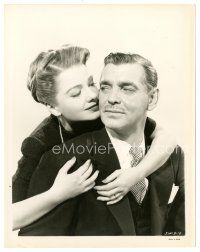7j745 HOMECOMING 8x10 still '48 c/u of pretty Anne Baxter with her arms around Clark Gable!