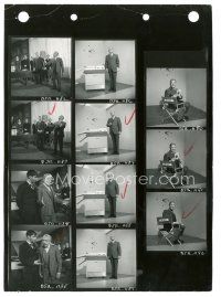 7j747 HOW TO SUCCEED IN BUSINESS WITHOUT REALLY TRYING 8x11 contact sheet '67 Rudy Vallee