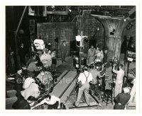 7j848 LOST IN A HAREM candid 8x10 still '44 director & 4 cameras film Bud Abbott & Lou Costello!