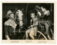 7j885 MELODY TIME 8x10 still '48 Disney, Roy Rogers & Trigger with Bobby Driscoll & Luana Patten!