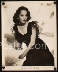 7j147 MERLE OBERON 7 8x10 stills '40s portraits of the beautiful actress wearing fur & more!