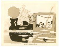 7j889 MICKEY'S STEAM ROLLER 8x10 still '34 Disney cartoon, great image of Mickey Mouse & Minnie!