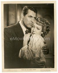 7j910 NONE BUT THE LONELY HEART 8x10 still '44 close up of Cary Grant holding sad June Duprez!
