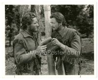 7j912 NORTHWEST PASSAGE deluxe 8x10 still '40 Spencer Tracy gives Robert Young tree bark to copy map