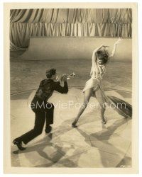 7j926 PARTY GIRL 8x10 still '58 sexiest Cyd Charisse dancing by guy playing trumpet!