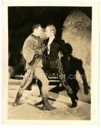 7j965 ROMEO & JULIET 8x10 still '36 great image of Leslie Howard duelling with Ralph Forbes!