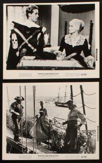 7j118 SON OF CAPTAIN BLOOD 8 8x10 stills '63 pirate Sean Flynn, Ann Todd, cool images on ships!