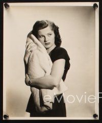 7j330 TEALA LORING 3 8x10 stills '40s portrait from Partners in Time & c/u holding baby!