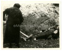 7j980 TEOREMA 8x10 still '69 Pier Paolo Pasolini, wild image of Silvana Mangano being bured!