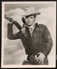 7j334 WILL HUTCHINS 3 8x10 stills '60s three great cowboy portraits, close up & full-length!