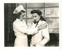 7j996 YOU BELONG TO ME deluxe 8x10 still '41 nurse Ruth Donnelly & Barbara Stanwyck by Lippman!