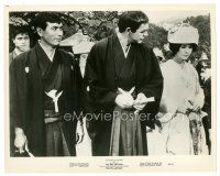 7j997 YOU ONLY LIVE TWICE 8x10 still '67 c/u of Sean Connery as James Bond wearing kimono in Japan