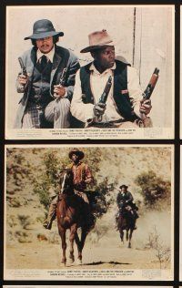 7j395 BUCK & THE PREACHER 10 color 8x10 stills '72 cowboys Sidney Poitier and Harry Belafonte!