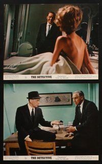 7j413 DETECTIVE 8 color 8x10 stills '68 Frank Sinatra as gritty New York City cop, Lee Remick!