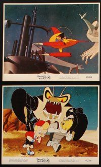 7j400 PINOCCHIO IN OUTER SPACE 9 color 8x10 stills '65 sci-fi cartoon images, new worlds of wonder!