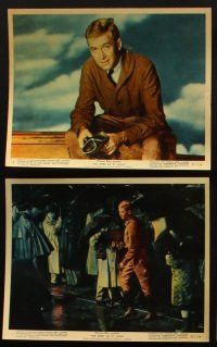 7j471 SPIRIT OF ST. LOUIS 7 color 8x10 stills '57 James Stewart as Charles Lindbergh, Billy Wilder
