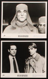 7j044 DEAD RINGERS 9 English 8x10 stills '89 Jeremy Irons & Genevieve Bujold, David Cronenberg!