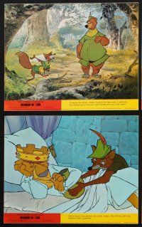 7j443 ROBIN HOOD 8 color English FOH LCs '73 Disney's cartoon version, the way it REALLY happened!
