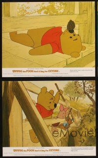 7j494 WINNIE THE POOH & A DAY FOR EEYORE 4 color English FOH LCs '83 Disney, great cartoon images!