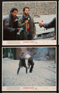 7j445 RUNNING SCARED 8 8x10 mini LCs '86 Gregory Hines & Billy Crystal are Chicago's finest!