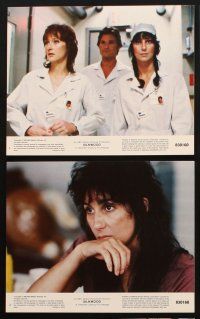 7j449 SILKWOOD 8 8x10 mini LCs '83 Kurt Russell, Meryl Streep, Cher, directed by Mike Nichols!