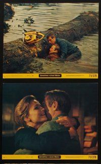 7j451 SOMETIMES A GREAT NOTION 8 8x10 mini LCs '71 Paul Newman, Henry Fonda, Lee Remick, Sarrazin!