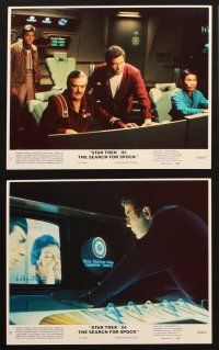 7j454 STAR TREK III 8 8x10 mini LCs '84 Leonard Nimoy, William Shatner, DeForest Kelley & top cast!