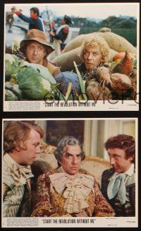 7j498 START THE REVOLUTION WITHOUT ME 3 8x10 mini LCs R77 Gene Wilder, Donald Sutherland!