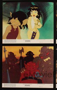 7j473 WIZARDS 7 8x10 mini LCs '77 Ralph Bakshi directed animation, cool fantasy cartoon images!