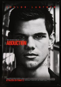 7p018 ABDUCTION advance DS 1sh '11 John Singleton directed, cool portrait of Taylor Lautner!