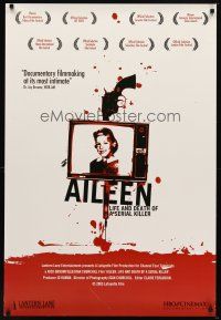 7p035 AILEEN LIFE AND DEATH OF A SERIAL KILLER 1sh '03 Nick Broomfield documentary of Wuornos!