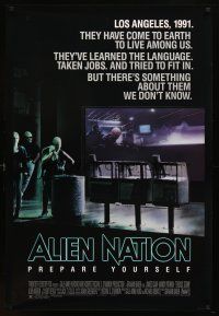 7p043 ALIEN NATION 1sh '88 they've come to Earth to live among us, they learned our language!