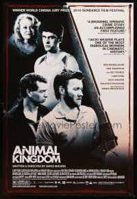 7p069 ANIMAL KINGDOM 1sh '10 Ben Mendelsohn, Joel Edgerton, Guy Pearce!