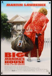 7p137 BIG MOMMA'S HOUSE style B advance DS 1sh '00 FBI agent Martin Lawrence as a BIG old woman!