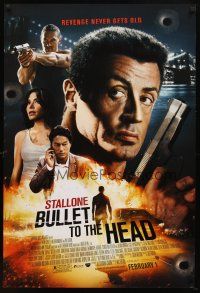 7p177 BULLET TO THE HEAD advance DS 1sh '12 Sylvester Stallone, Sung Kang, revenge never gets old!