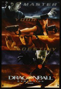 7p251 DRAGONBALL EVOLUTION style A teaser DS 1sh '09 Chow Yun-Fat, Justin Chatwin!