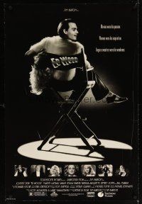 7p254 ED WOOD DS 1sh '94 Tim Burton, Johnny Depp in the director's chair, mostly true!