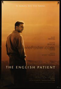 7p268 ENGLISH PATIENT int'l 1sh '96 Ralph Fiennes, Best Picture winner, by Anthony Minghella!