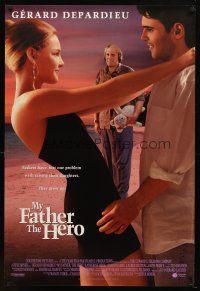 7p483 MY FATHER THE HERO int'l 1sh '94 Gerard Depardieu and 15 year-old Katherine Heigl!