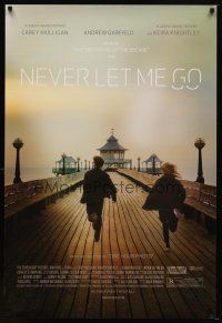 7p492 NEVER LET ME GO advance DS 1sh '10 Carey Mulligan, Andrew Garfield, Keira Knightley!