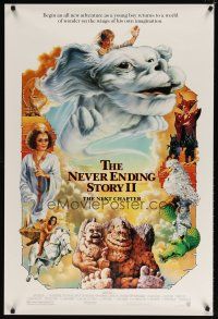 7p493 NEVERENDING STORY 2 1sh '90 George Miller sequel, an all new adventure!