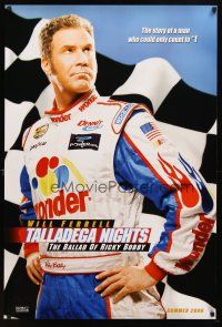7p694 TALLADEGA NIGHTS THE BALLAD OF RICKY BOBBY teaser DS 1sh '06 NASCAR driver Will Ferrell!