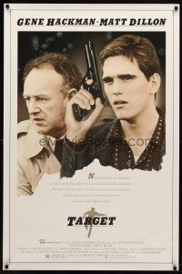 7p695 TARGET 1sh '86 Arthur Penn directed CIA thriller, Matt Dillon, Gene Hackman!
