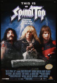 7p711 THIS IS SPINAL TAP video 1sh R00 Rob Reiner heavy metal rock & roll cult classic!
