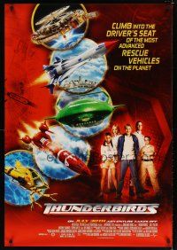 7p714 THUNDERBIRDS unrated style advance DS 1sh '04 directed by Jonathan Frakes, Bill Paxton