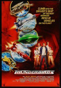 7p713 THUNDERBIRDS PG style advance DS 1sh '04 directed by Jonathan Frakes, Bill Paxton